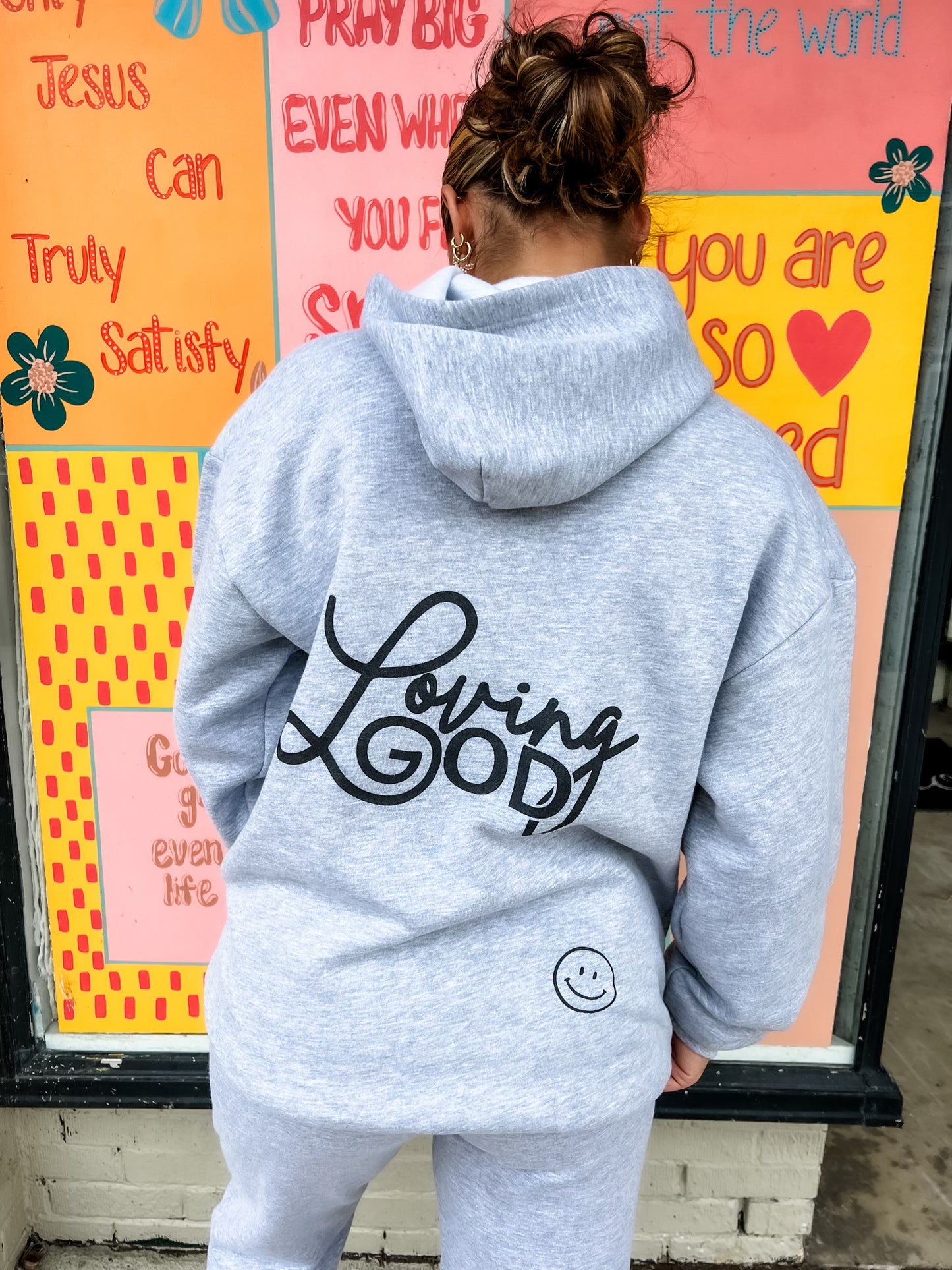 Loving God | Puff LG Hooded Unisex Sweatshirt